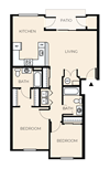 2 Bed 2 Bath B2